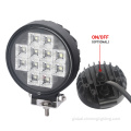 New arrive IP67 waterproof mini driving work light truck 12V 24V 12W round led work light for Offroad 4x4 ATV UTV Supplier